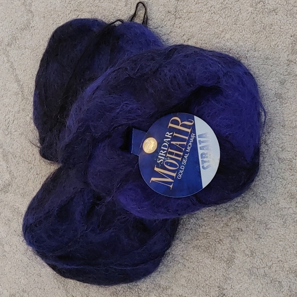 Other - Blue and Black mohair 1